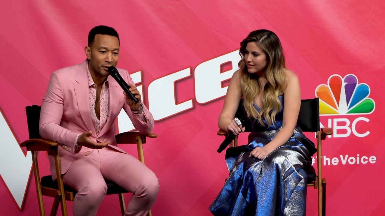 The Voice Winner Maelyn Jarmon and John Legend