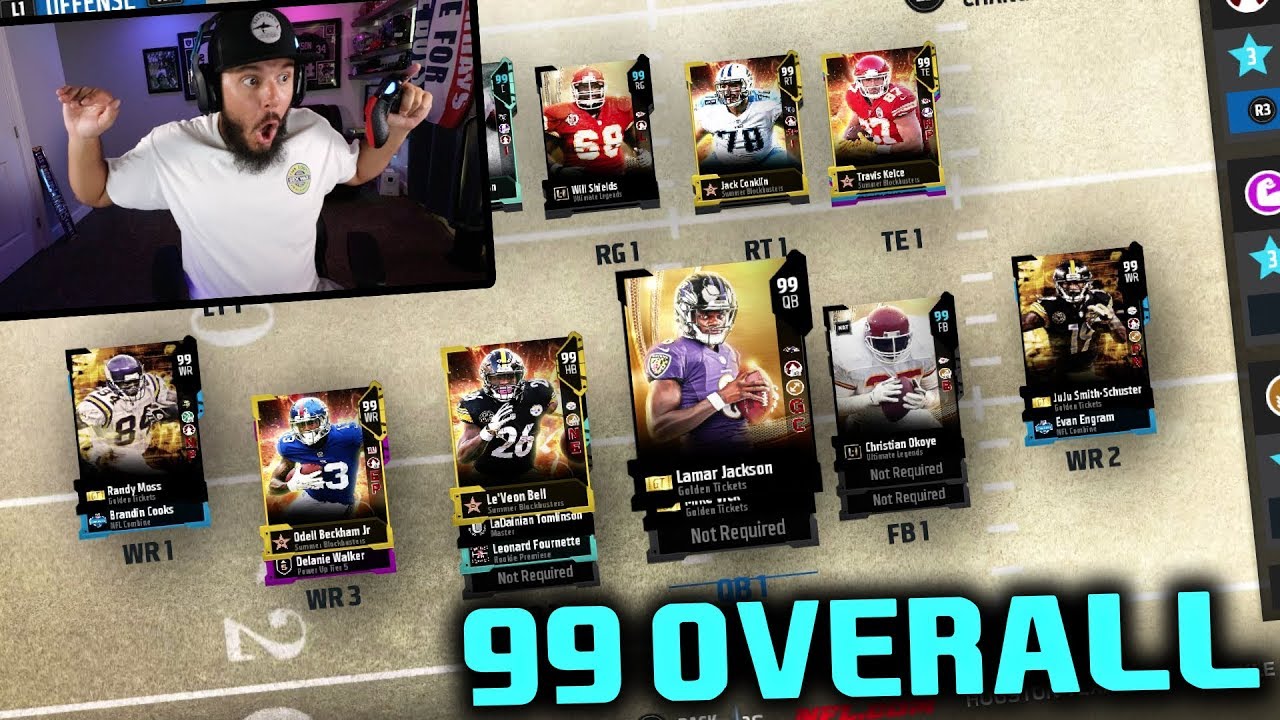 99 ОБЩИЙ РЕЙТИНГ!! ЛУЧШАЯ КОМАНДА В MADDEN 18
