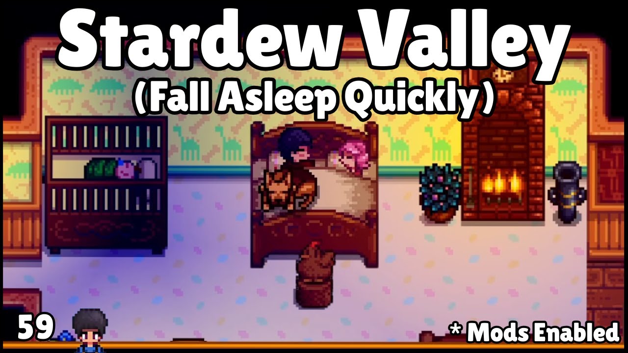 🌙 Peaceful Stardew Valley Expanded - Gameplay for Sleep & Relaxation - Midnight Carp & Cave Jelly