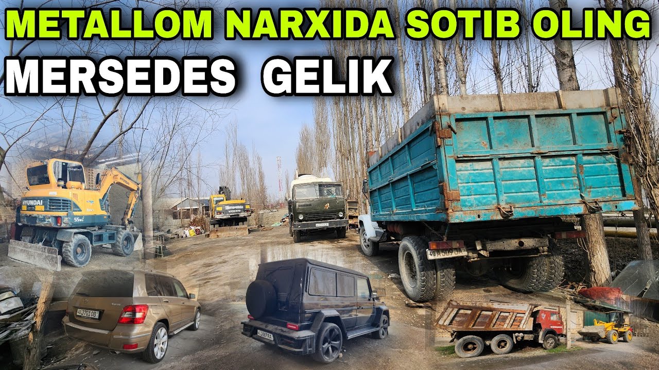 21 FEVRAL TEKIN NARXLARDA MERSEDES  GELIK EKISKVATOR HONG KAMAZ GAZ 53