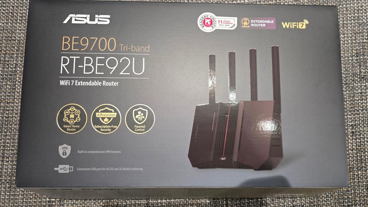 ASUS RT-BE92U( ITA) UNBOXING E CONFIGURAZIONE