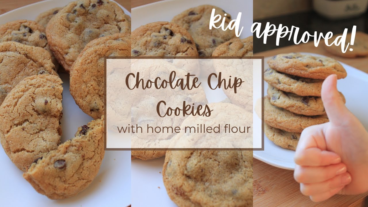 Chocolate Chip Cookies with Fresh Milled Flour