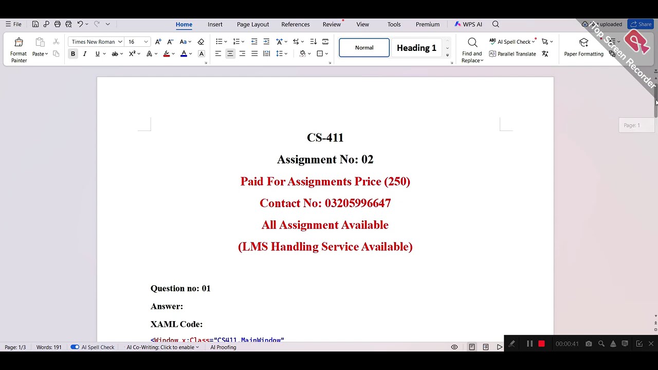 CS411 Assignment No 02 Solution 2026  Solution  BY || Virtual Assign Lab ||