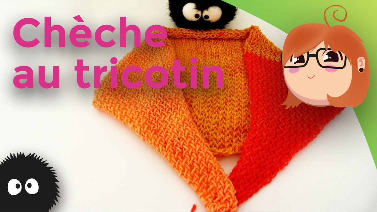 Chèche au tricotin circulaire