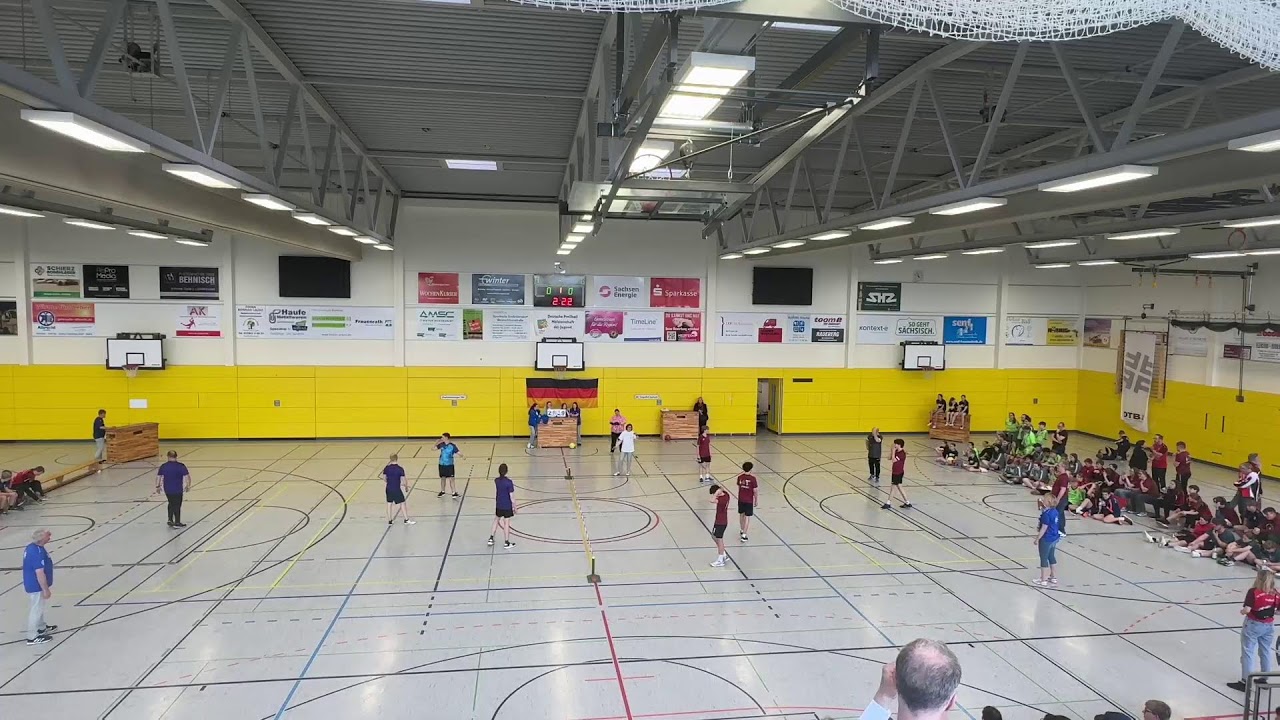 Deutsche Jugendmeisterschaft Prellball 2024 Tag 2 Finalspiele