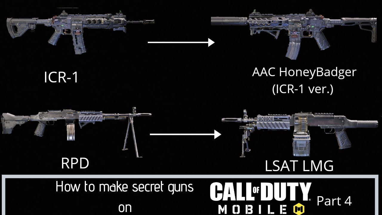 How To Make Secret Weapons in Call of Duty: Mobile Part 4