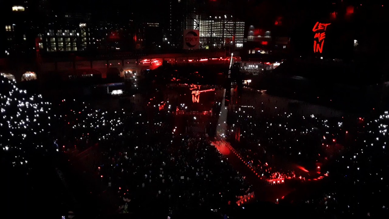 The Fiend's entrance (Royal Rumble 2020)