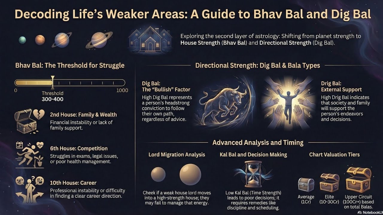 2nd Layer of Bhav Bal, Dig Bal and Drig Bal to identify weaker areas of life | Live session
