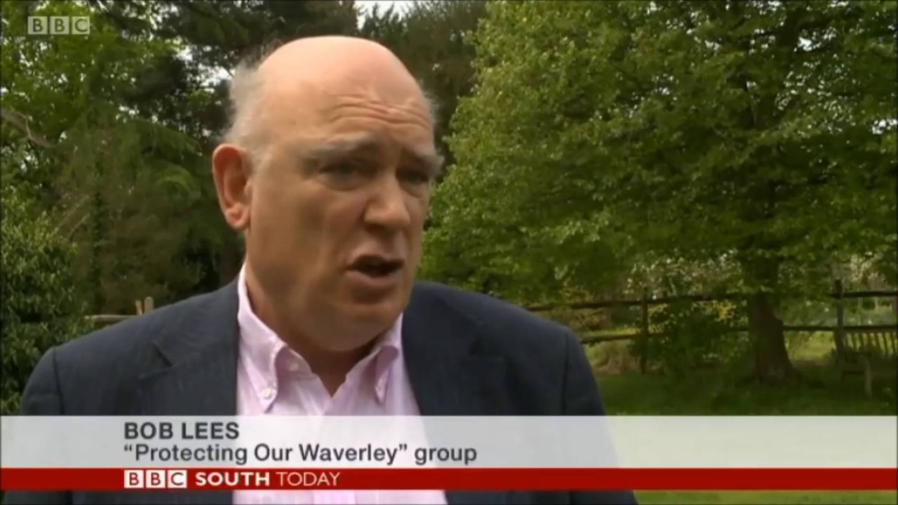 Dunsfold Park Cranleigh planning application on BBC South Today 9th May 2016