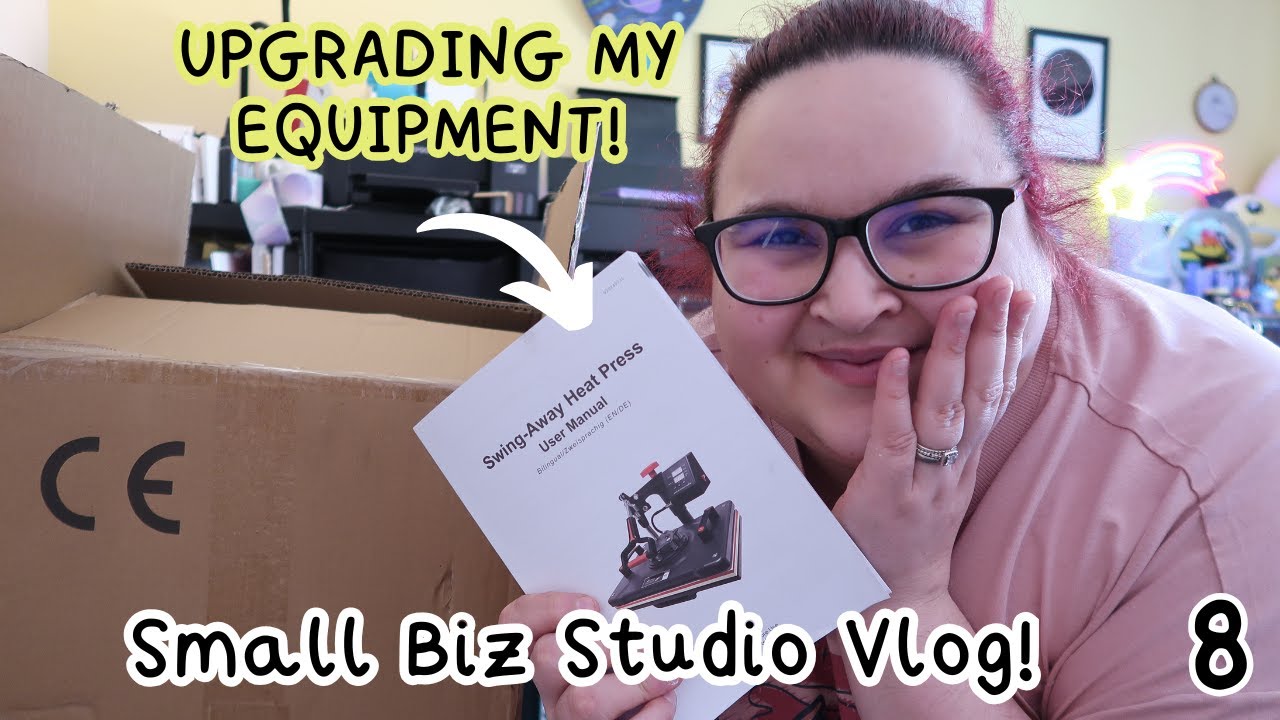 Upgrading my equipment!  | Small Business Studio Vlog 8 | ♡