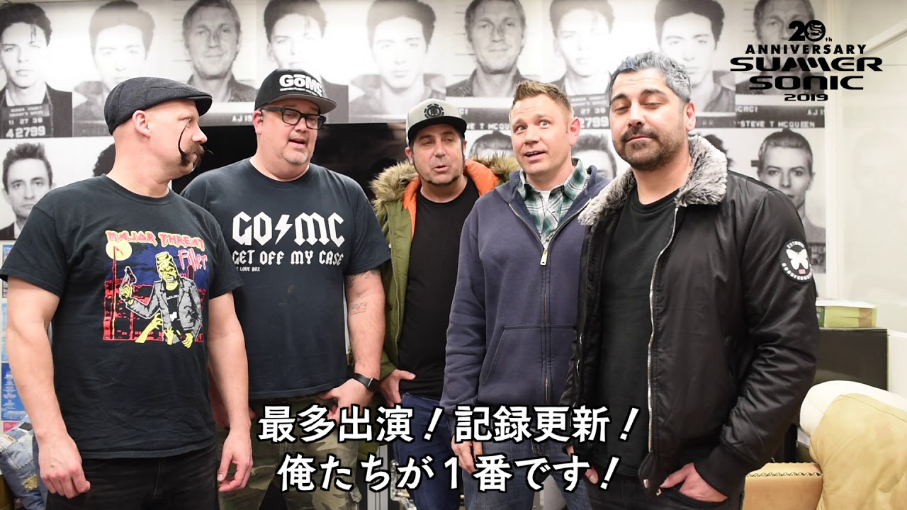 ZEBRAHEAD message for SUMMER SONIC 2019