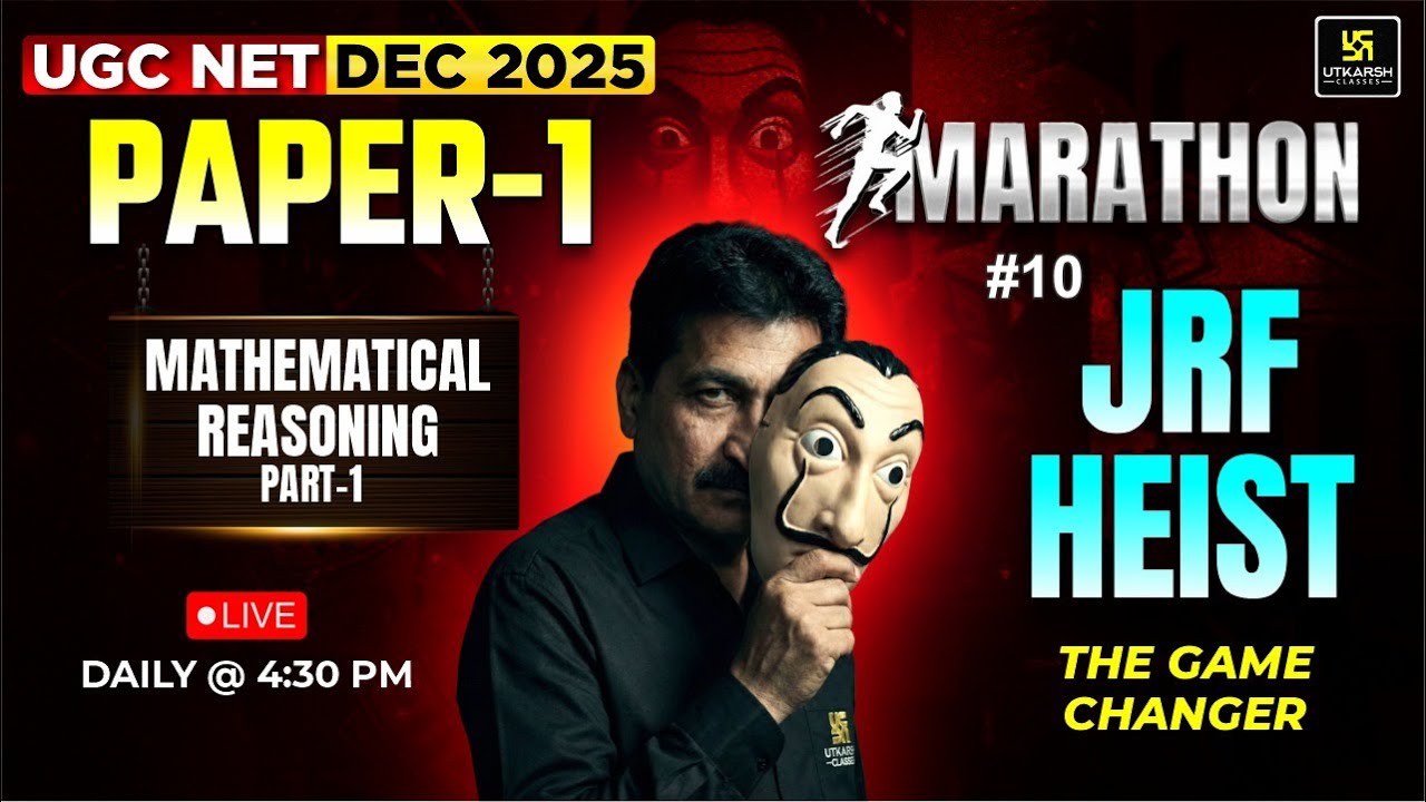 UGC NET DEC 2025 | Mathematical Reasoning Marathon Part-1 #10  | Paper 1| Anil Sir