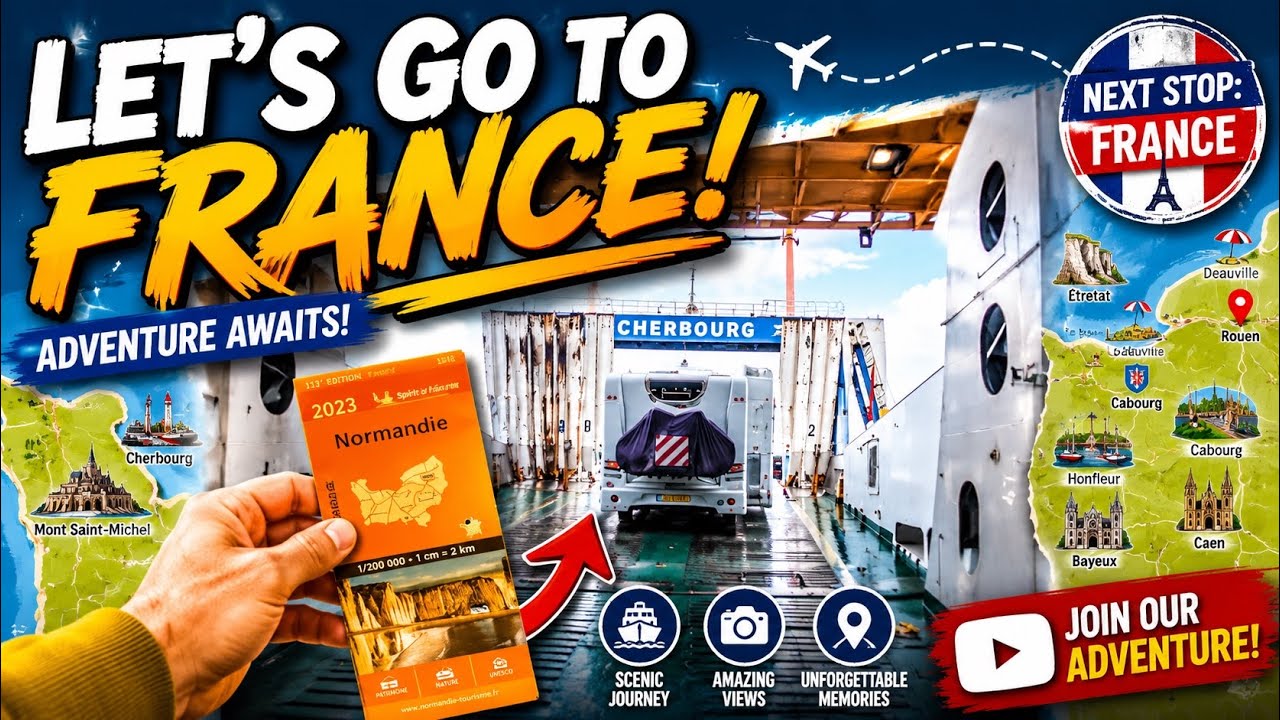Lets Go To FRANCE  Poole - Cherbourg Motorhome Ferry