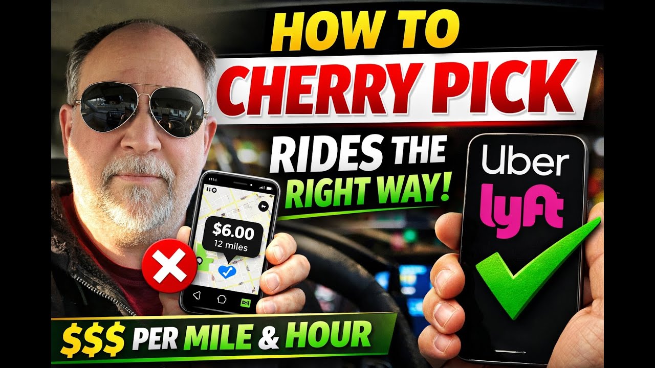 How to Cherry Pick Rides the RIGHT Way (Uber & Lyft Drivers)
