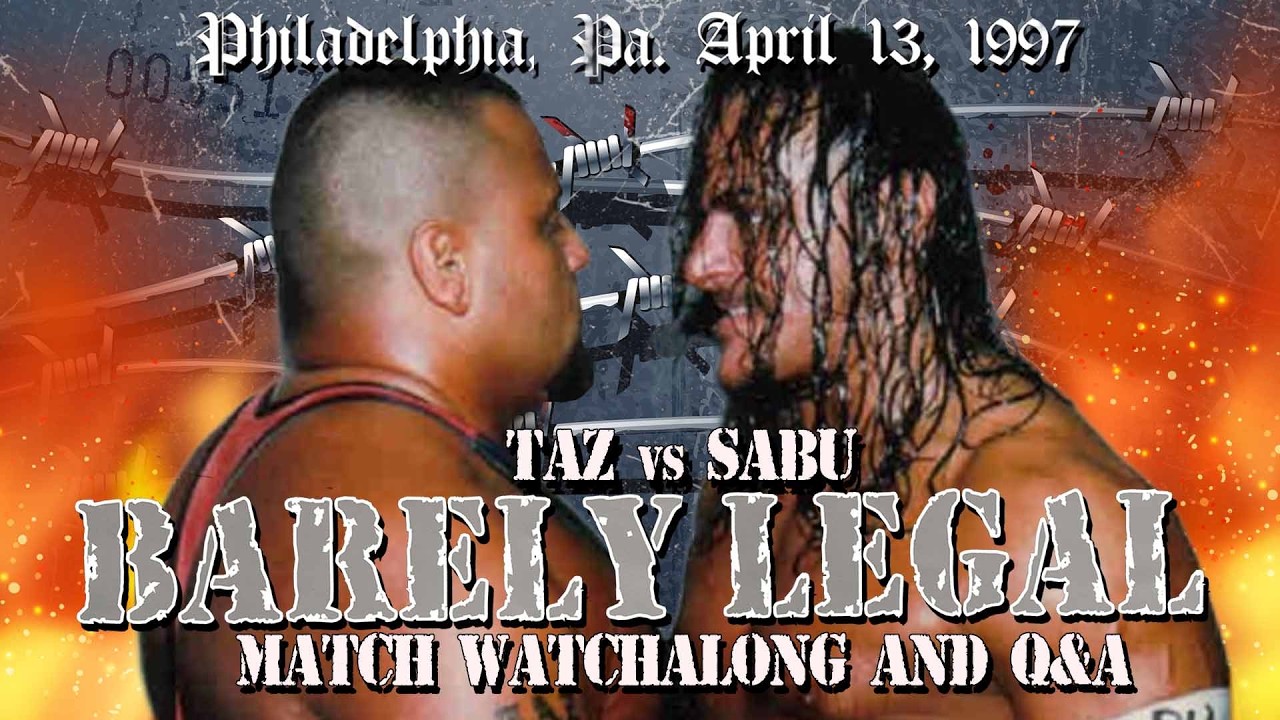 Taz & Sabu REACT to ECW Match at Barely Legal 1997 | *Full Match*