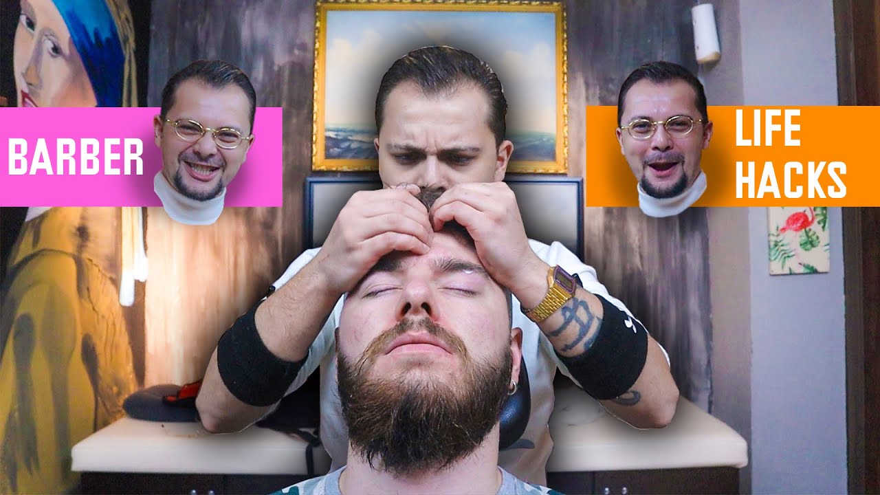 BARBER LIFE HACKS: ASMR MASSAGE - Asmr Sleep Pill In Barber Shop