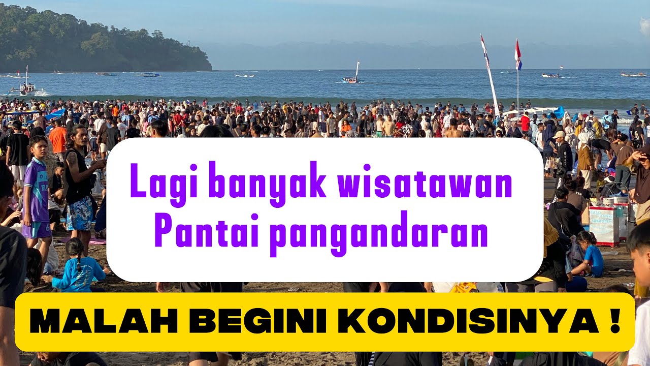 Ombak dan Cuaca Pantai Pangandaran | kabat terbaru ! #pangandaran #pantaipangandaran 