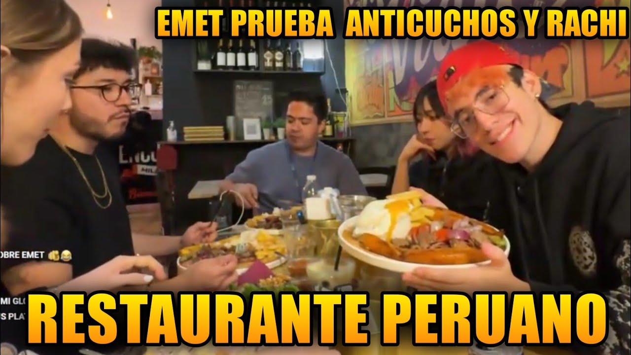 ZEIN, GLOGLO, EMETSUKI van a COMER a RESTAURANTE PERUANO