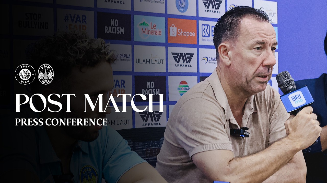 Post-Match Press Conference : PSBS Biak vs PSIM Jogja | BRI Super League 2025/2026