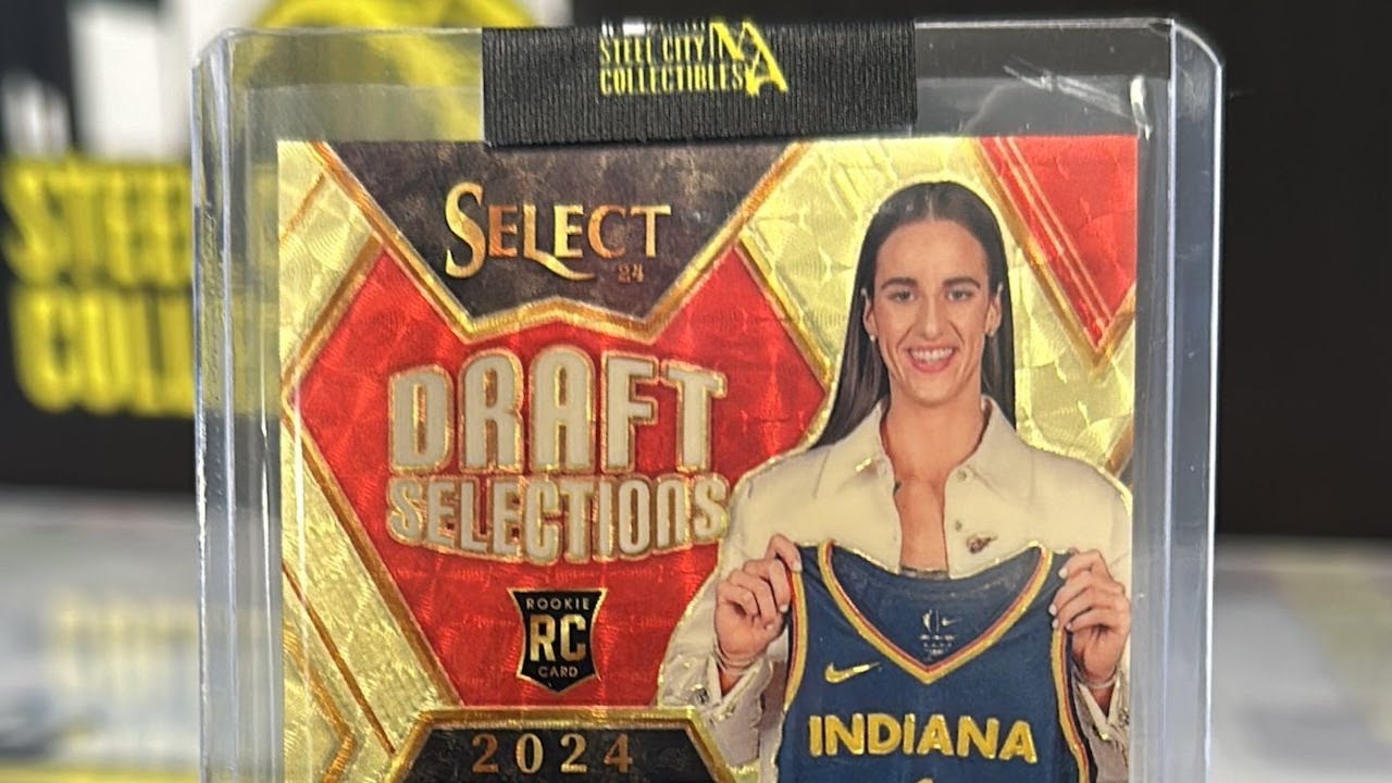 CAITLIN CLARK 1/1 GOLD VINYL AUTO PULLED BY STEEL CITY COLLECTIBLES