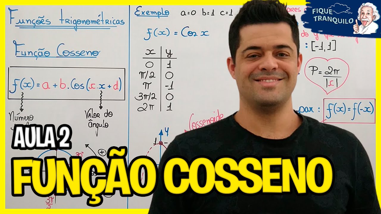 Funções trigonométricas | Funções circulares (ENEM) - Aula 2: Função Cosseno