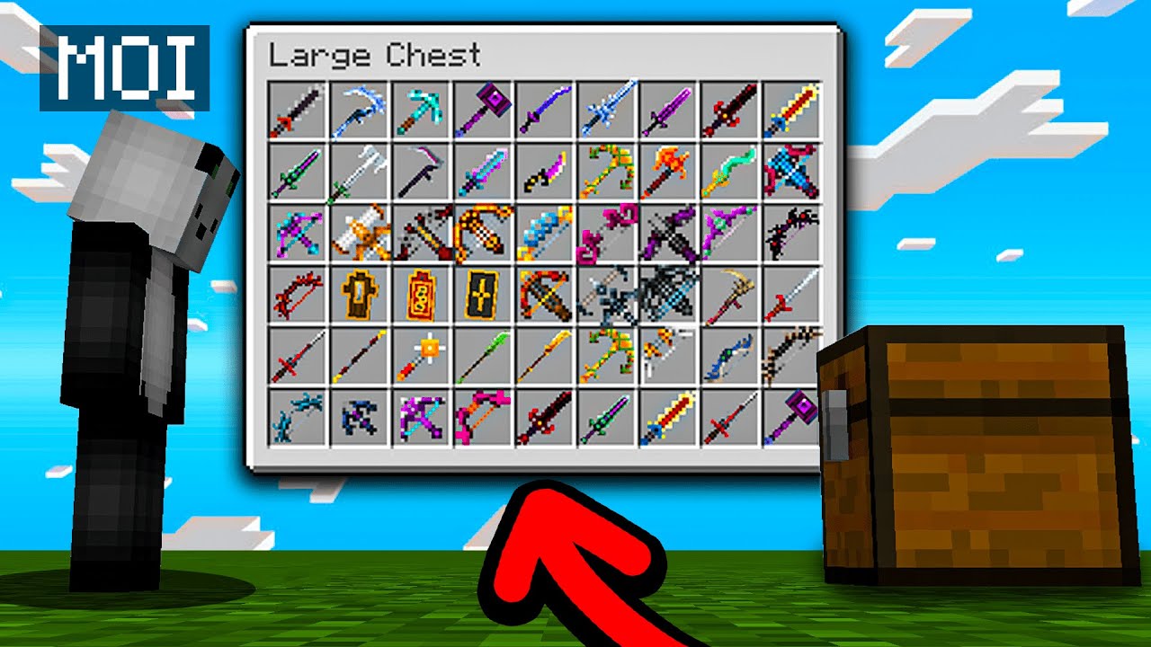 Je dois finir Minecraft mais avec du STUFF CHEATE