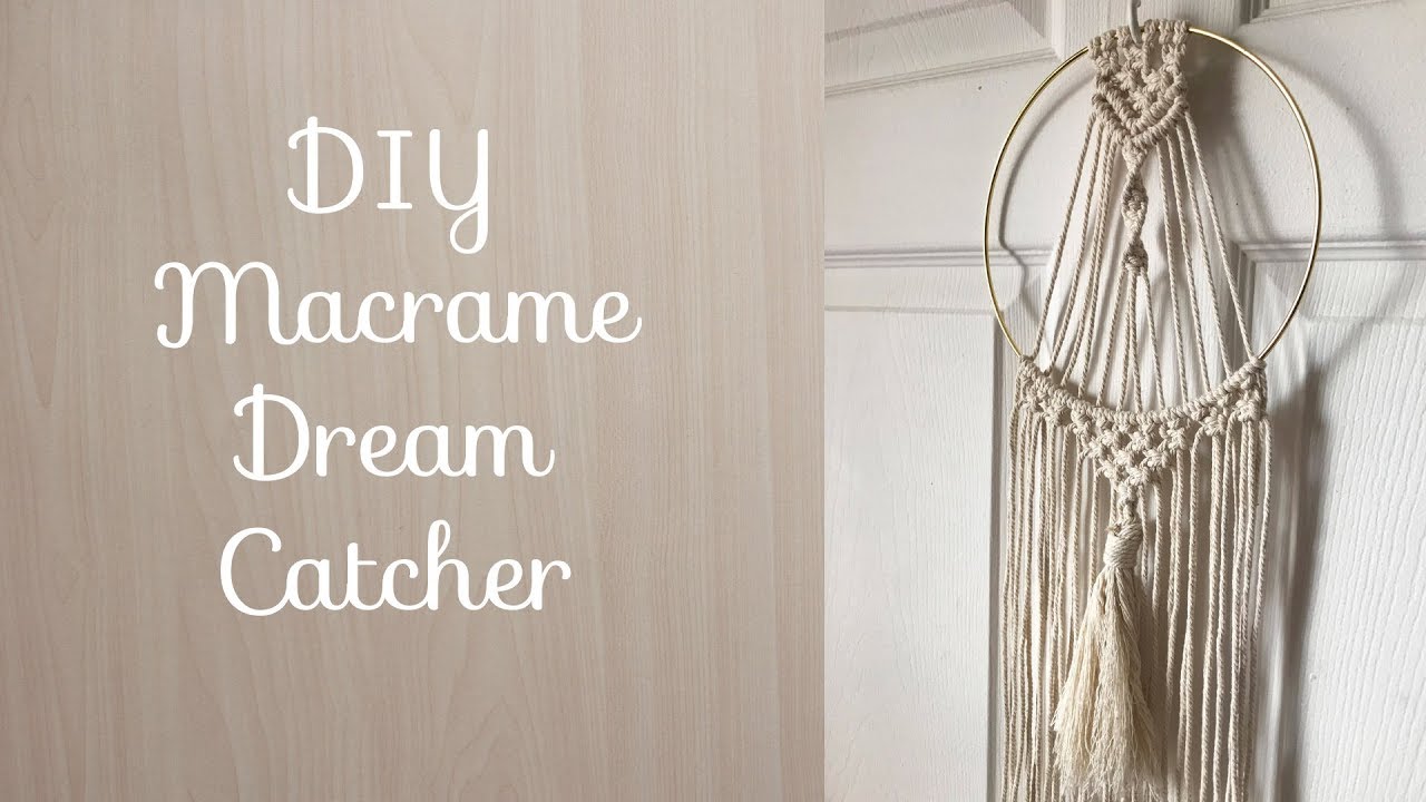 Macrame Dream Catcher Tutorial DIY #2