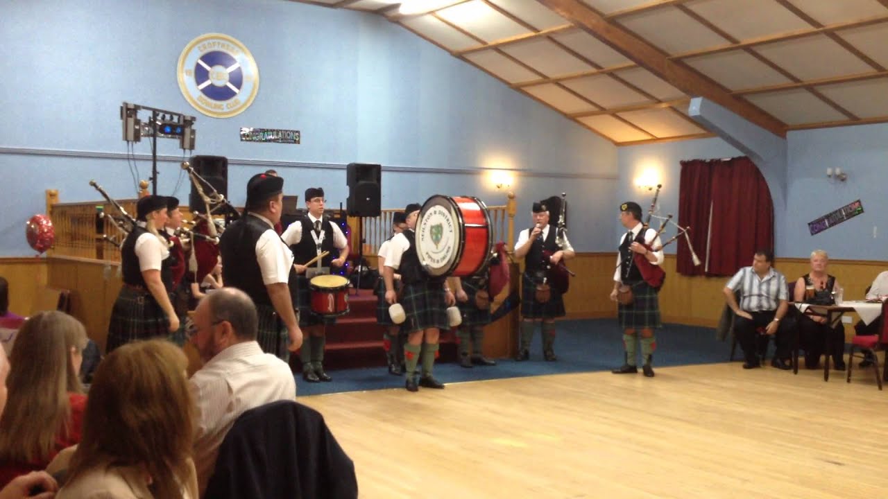 40th Wedding Anniversary in Neilston Scotland-Award Winning Bagpipe Band