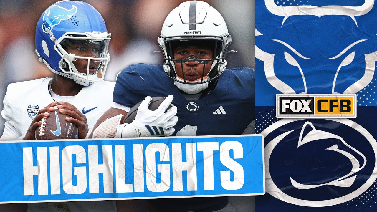 Buffalo Bulls vs No. 14 Penn State Nittany Lions Highlights 🏈 FOX College Football