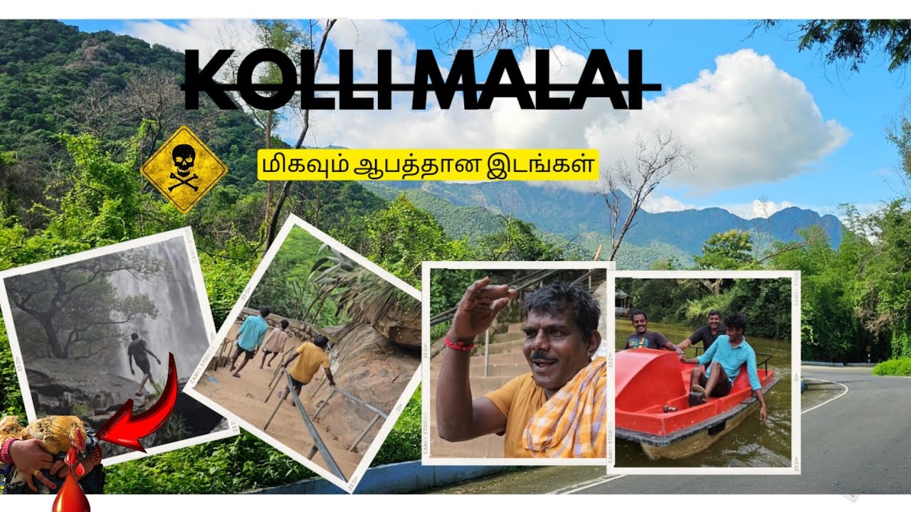 kolli Hill வேட்டைக்காரன் மலை மண்ணின் பொக்கிஷமான இடங்களும் மாசி பெரியண்ண #funny #hillstation #foodie