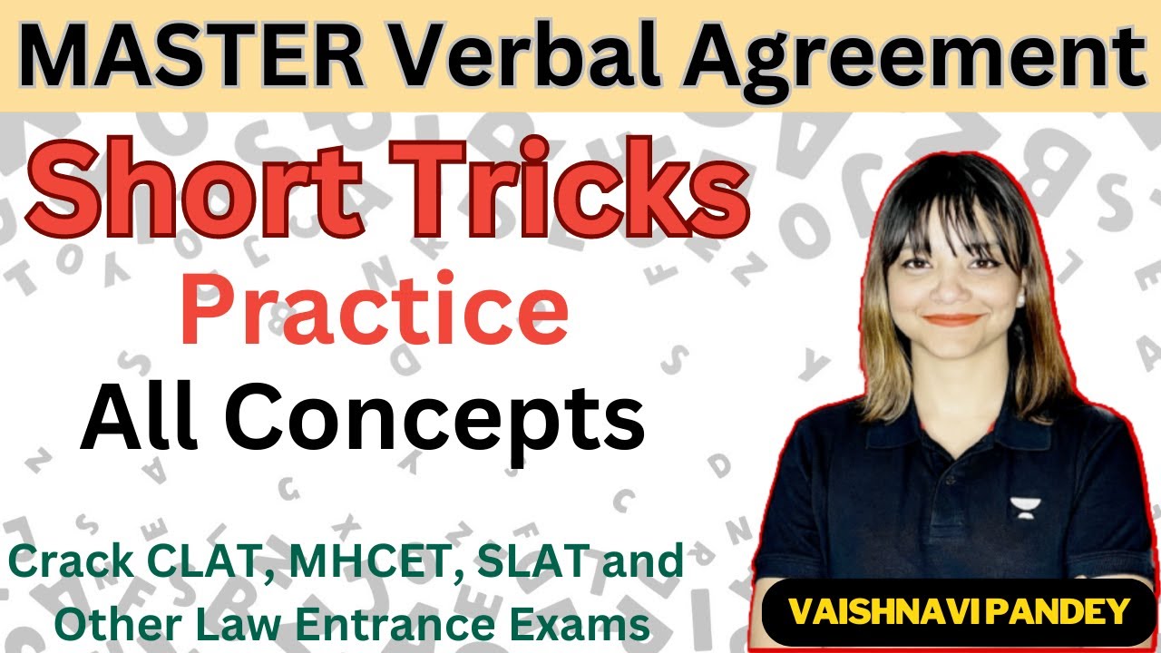 🔴Master Verbal Agreement| Master English Language 💪| Verbal Agreement | Unacademy CLAT 