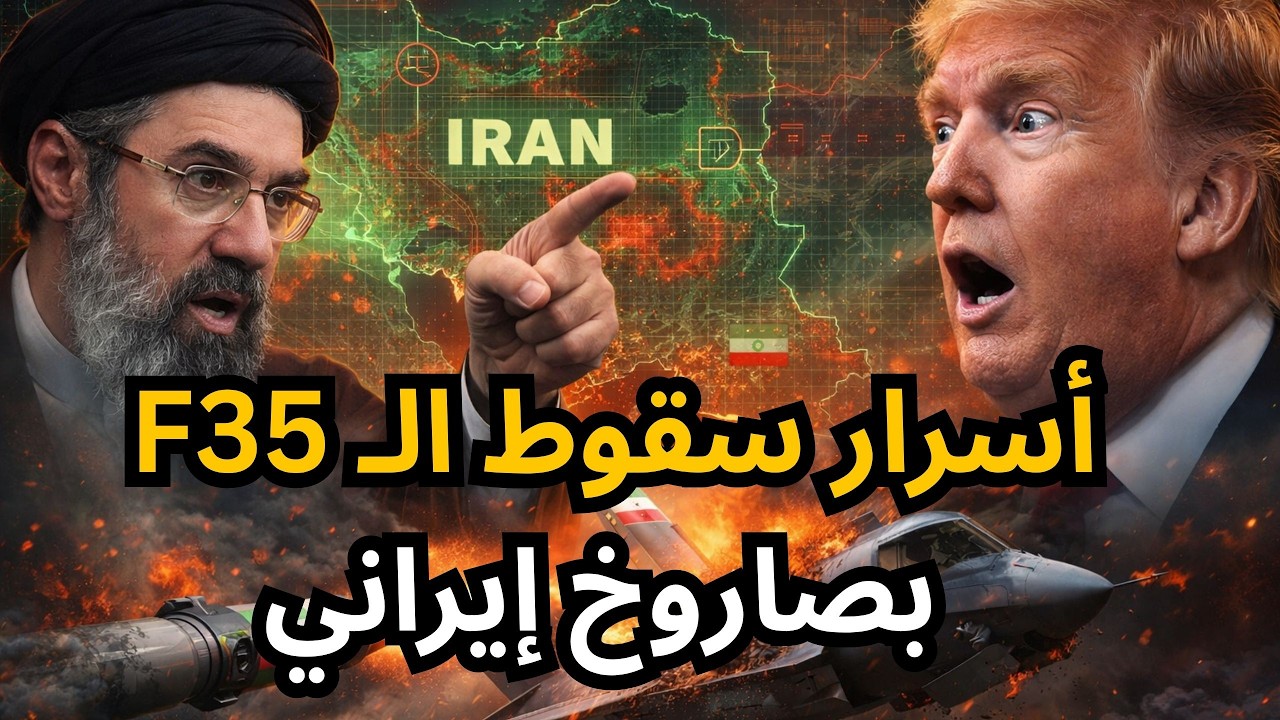 🔴أسرار سقوط المقاتلة F35 الأمريكية بصاروخ إيراني، والجيش الإسرائيلي والأمريكي يعيدون الحسابات !