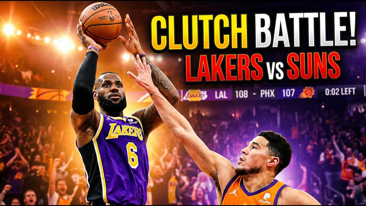 Lakers vs Suns Thriller 🔥 Full Game Breakdown – Clutch Moments, Star Power & What This Means