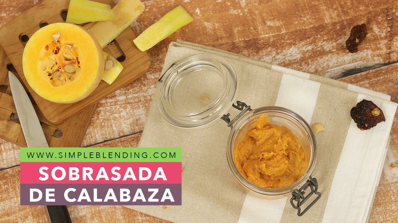 SOBRASADA DE CALABAZA | Sobrasada vegana de calabaza | Receta de sobrasada saludable