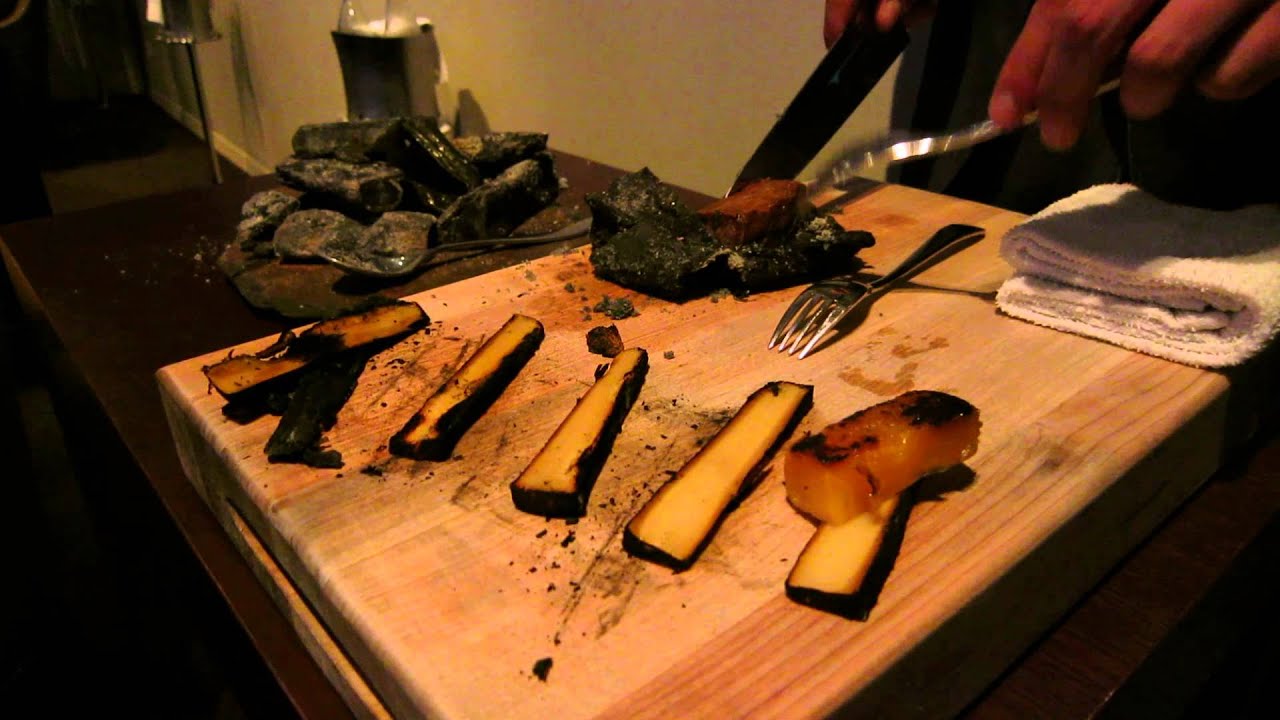 Tableside Preparation of Waygu Beef at Alinea