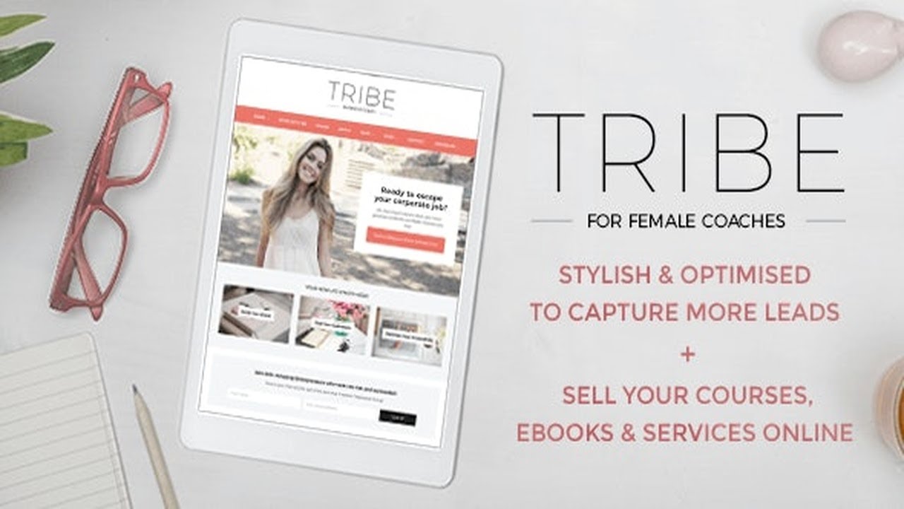 Tribe - Feminine Coach WordPress Theme Free Download