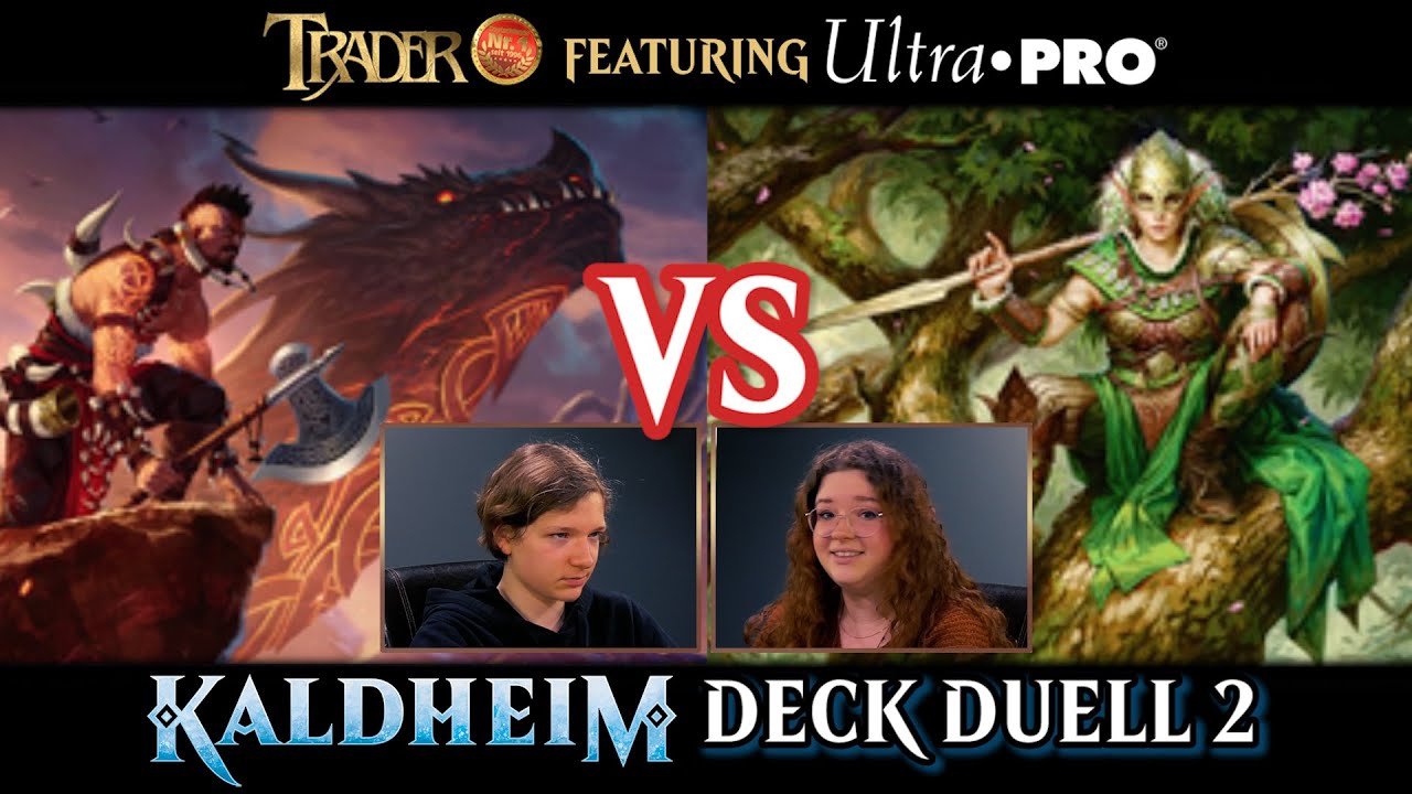 MTG Kaldheim Deck Duell | Aggro VS Elfen | Magic the Gathering deutsch | Trader | Tutorial Match