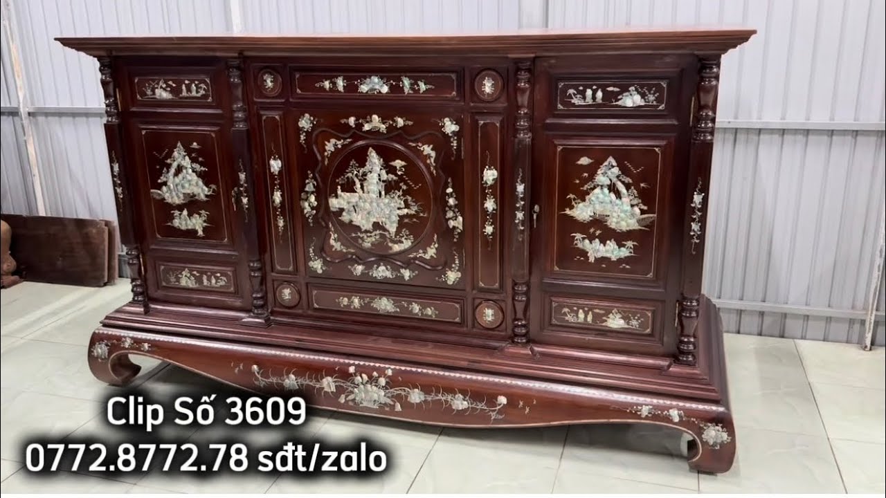 Clip 3609 Gốm Sứ Tàu Xưa Tuyển Chọn – Lộc Bình, Choé Men Lam, Tủ Thờ & Đồ Gỗ Xưa Giá Tốt