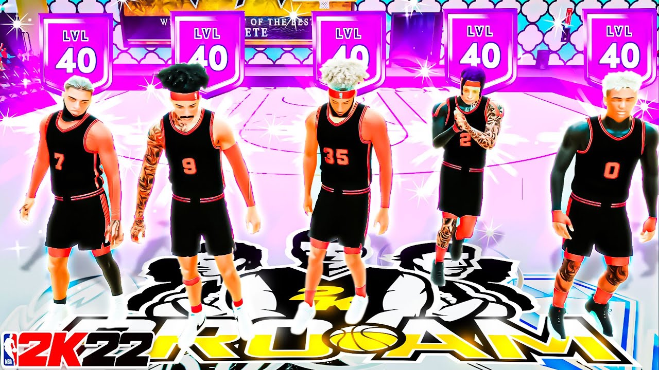 THIS IS WHAT HAPPENS WHEN 5 LEVEL 40's MAKE A PRO AM TEAM ON NBA2K22