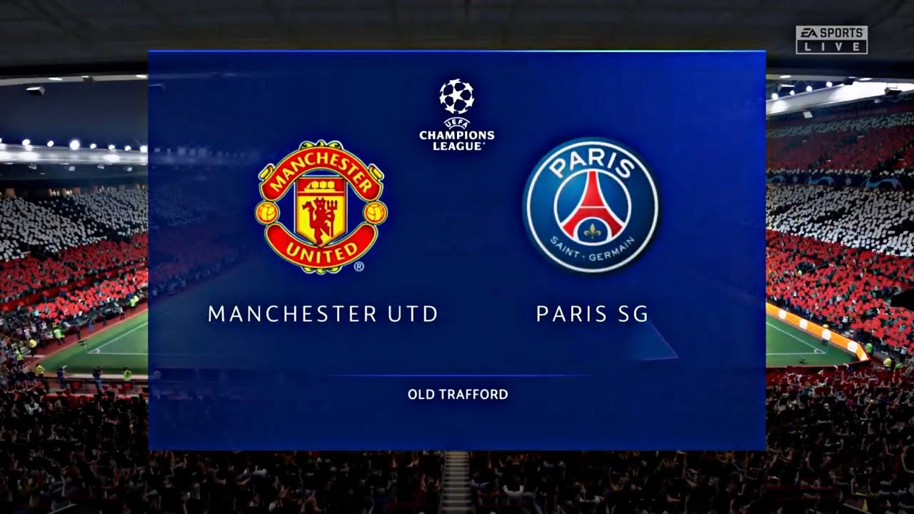FIFA 22 | Manchester United vs PSG - Champions League | PlayStation 4 gameplay