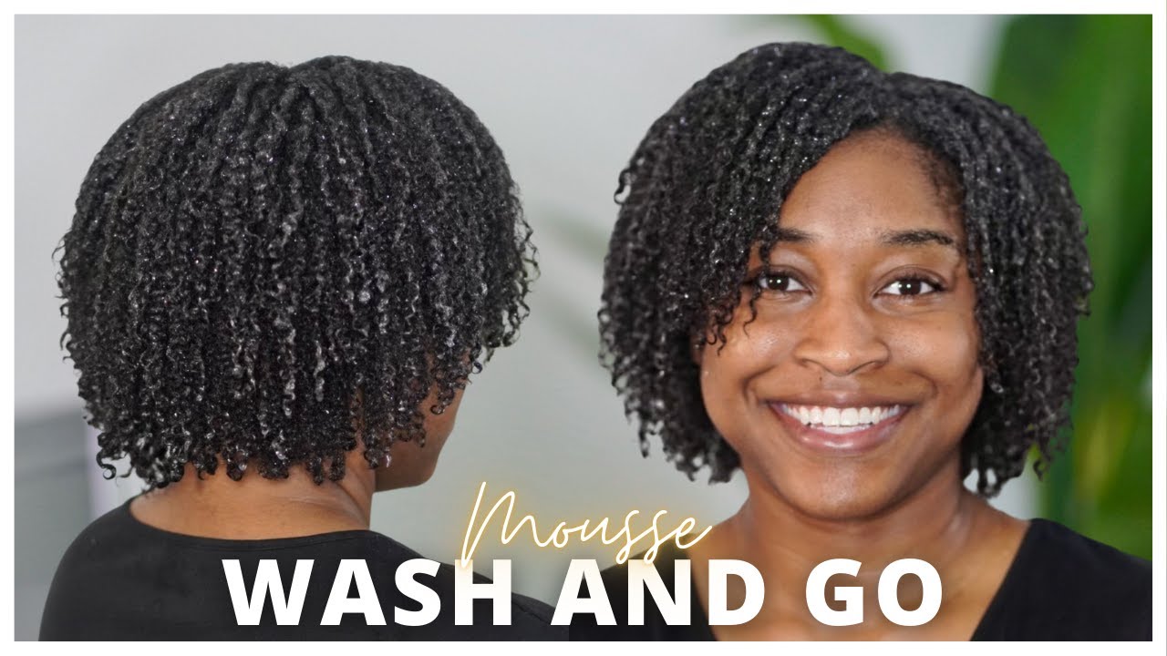 Trying a mousse wash and go to see if it is better than using a gel!