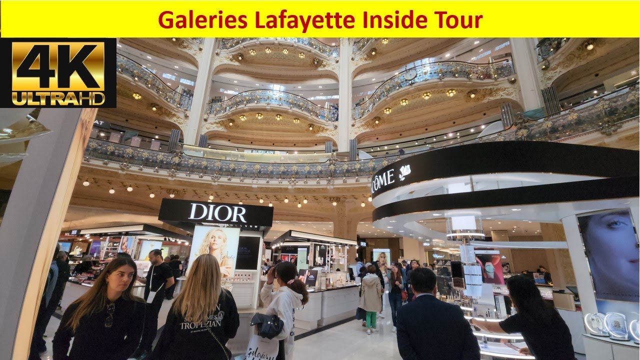 Galeries Lafayette Paris Inside Tour-4K