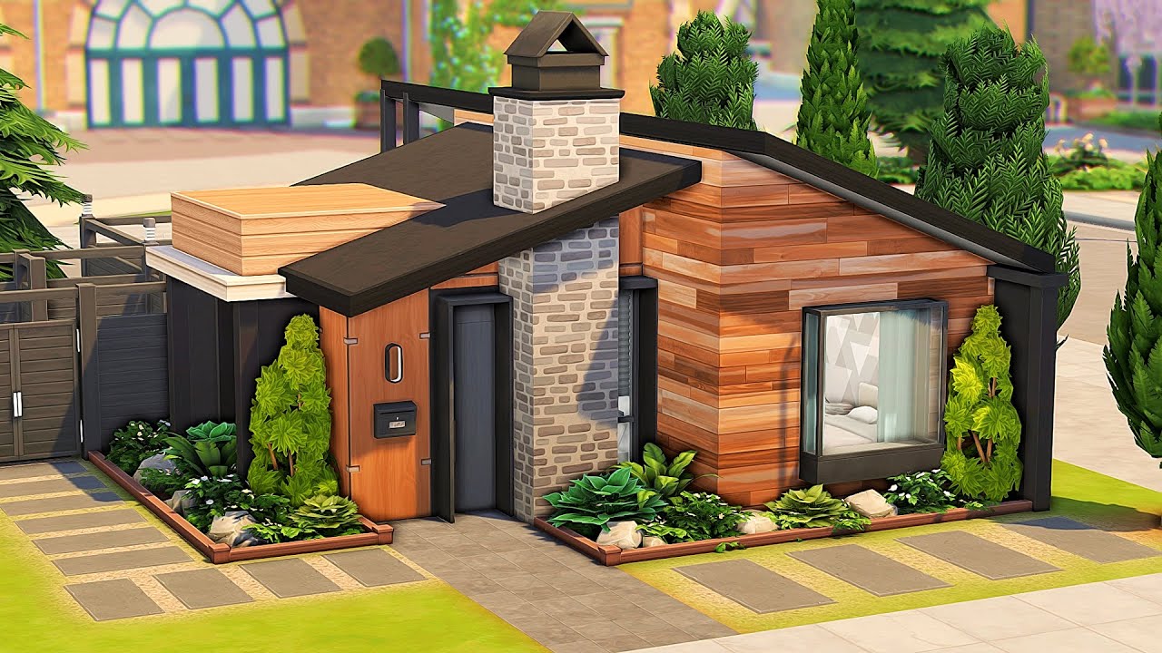 INFLUENCER'S TINY HOUSE 💕 | The Sims 4 Speed Build