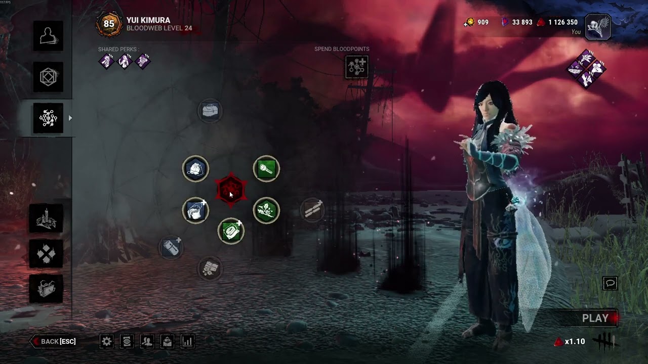DBD Leveling up my Yui to Level 86