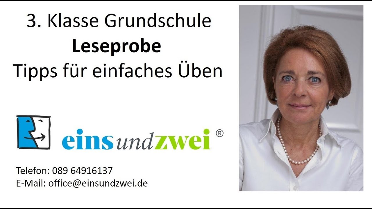3. Klasse Grundschule | Leseproben mit Kindern &uuml;ben | Tipps & Tricks | einsundzwei