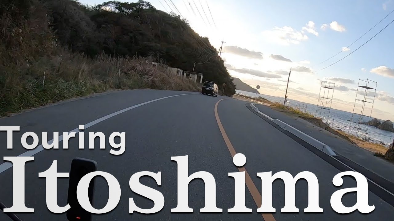 【車載動画】GSX-S125で夕焼けの糸島半島東ツーリング【喋りなし】
