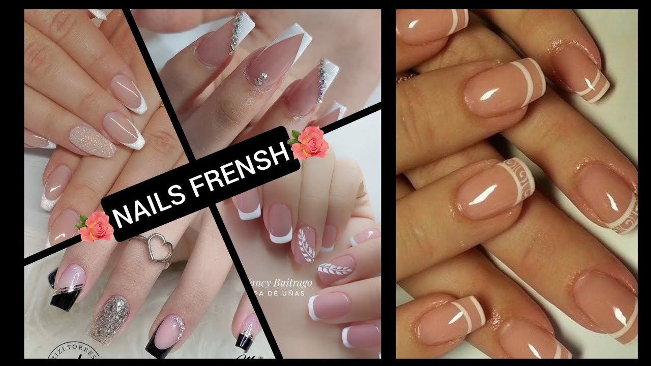 Французский маникюр 2022 / Ногти во французском стиле 💅 #ногти2022 #украшенныеногти #дизайнногтей...
