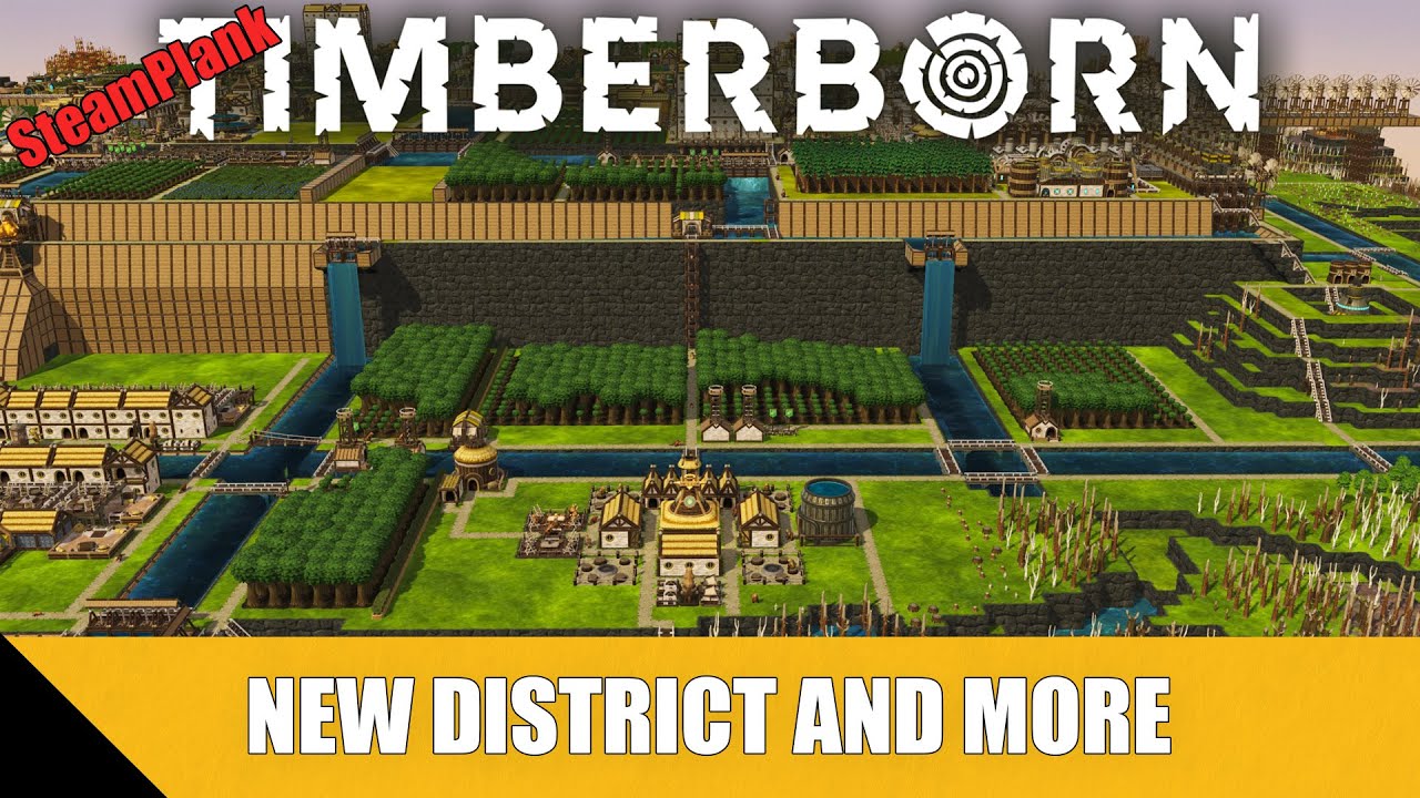 I Build New District and New Monument! | Timberborn SteamPlank Update6 Experimental