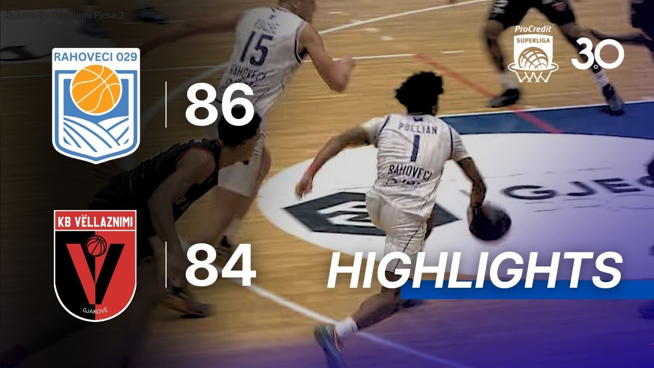 Highlights i ndeshjes Rahoveci 029-Vëllaznimi