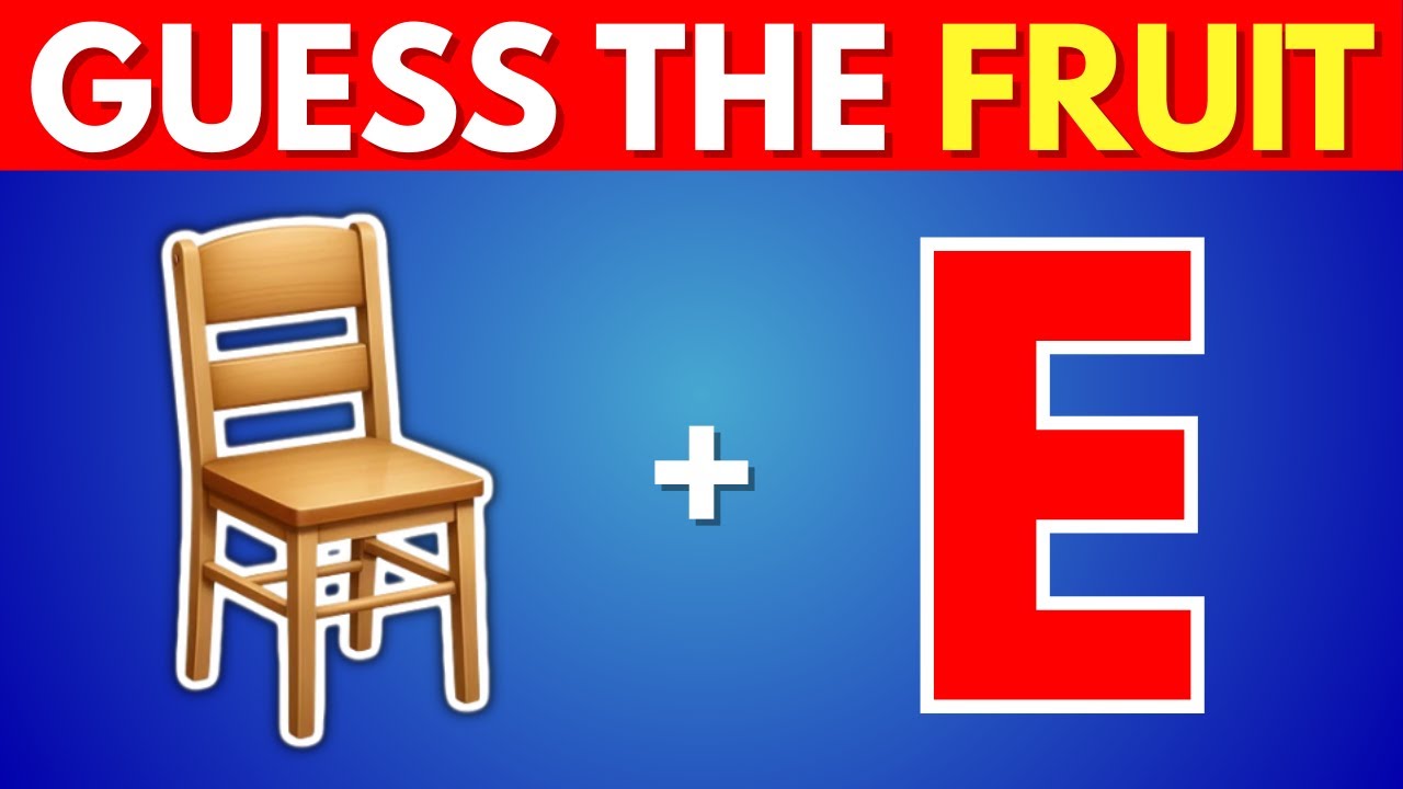 🍉🍎🍌 Can You Guess the Fruit by Emoji? 🍓🥭🍍 | Fun Emoji Quiz Challenge